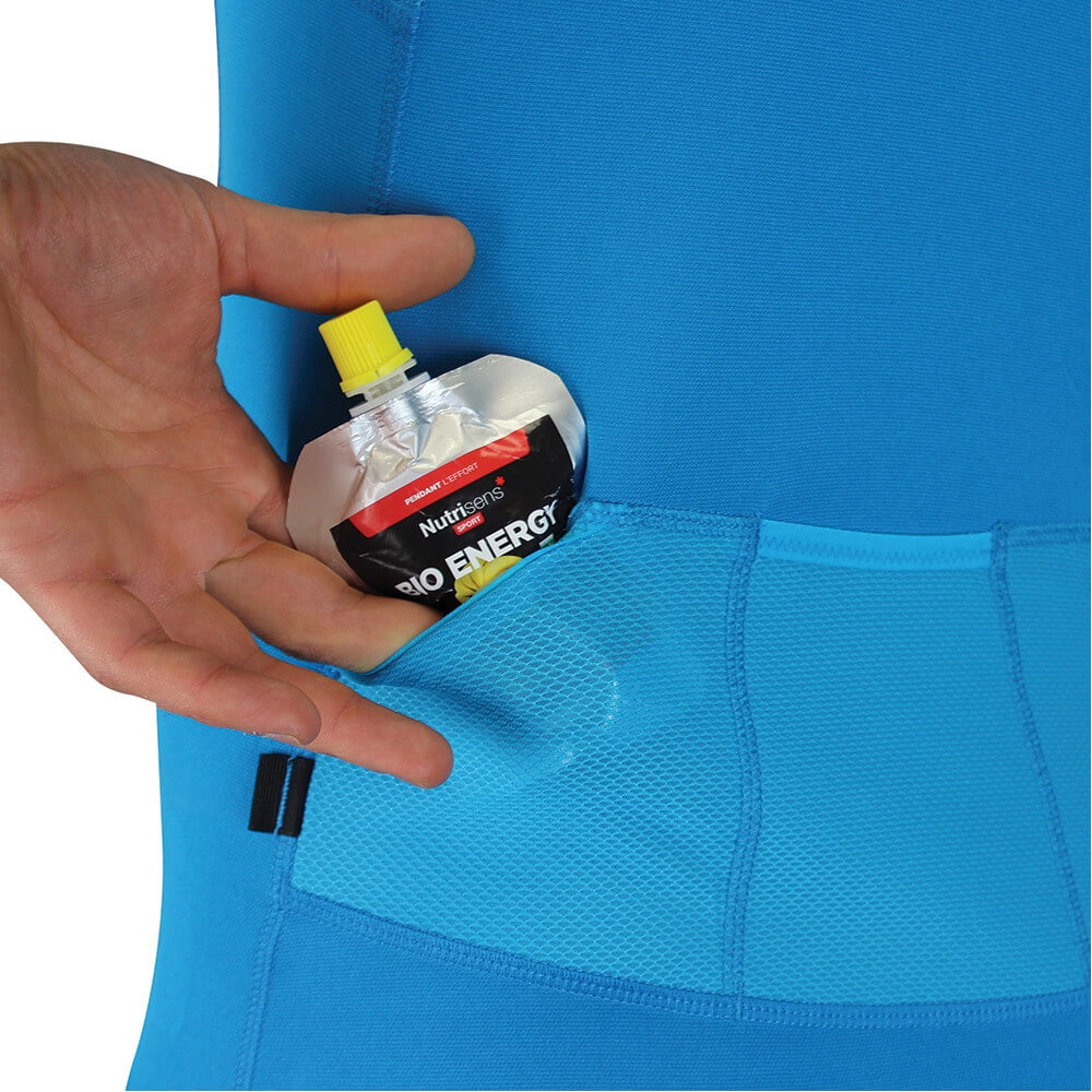 Raidlight Performer XP Shirt blau Trikottaschen