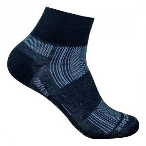 wrightsock stride quarter black