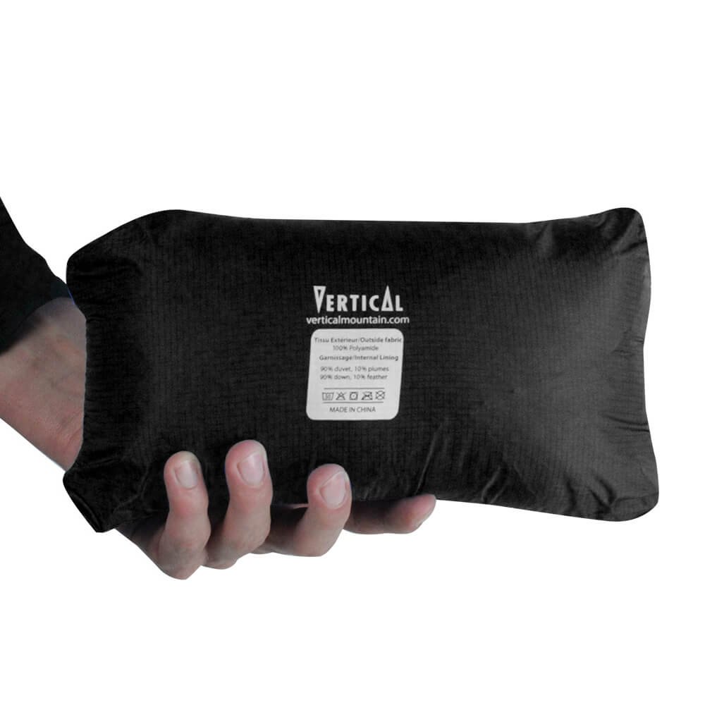 Vertical Down Jacket Evo schwarz komprimiert