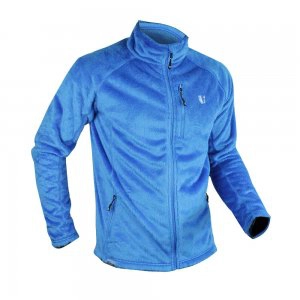 Vertical Softfleece Jacke blau