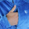 Vertical Softfleece Jacke Brusttasche blau