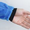 Vertical Softfleece Jacke Ärmelbündchen blau