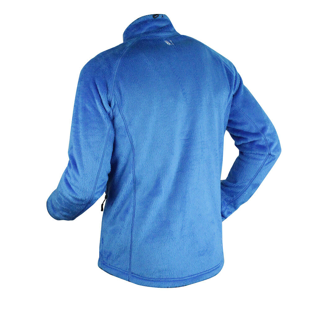 Vertical Softfleece Jacke Rücken blau