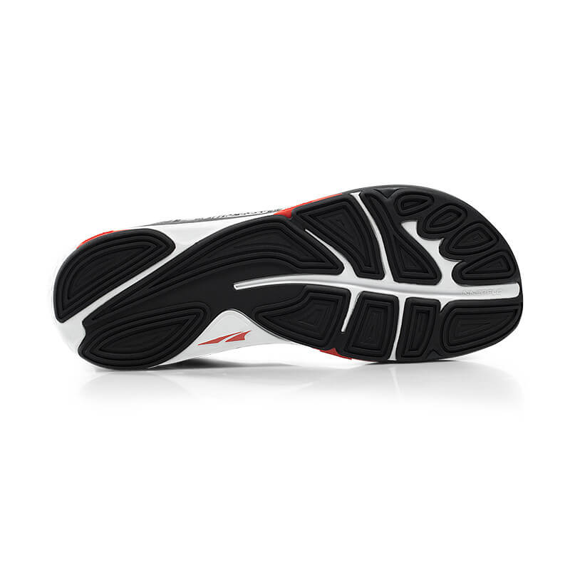 Altra Paradigm 4 hellgrau rot Sohle Altra Paradigm 4 hellgrau rot Sohle