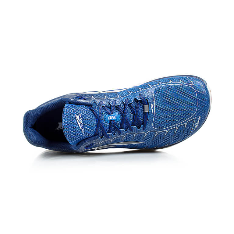 Altra One V3 blau Draufsicht Altra One V3 blau Draufsicht