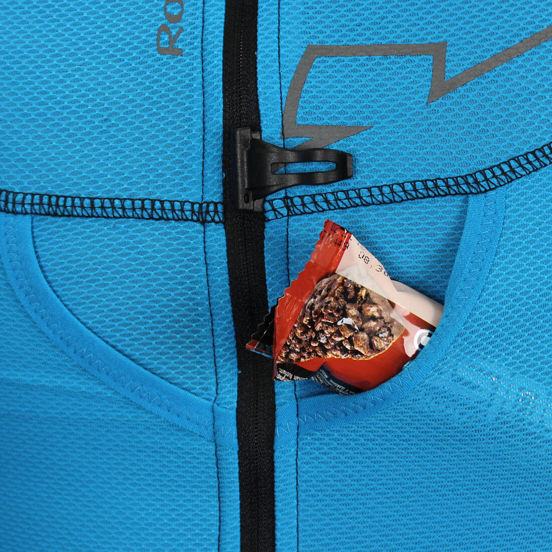 Raidlight Trikot XP Fit blau Brusttasche Raidlight Trikot XP Fit blau Brusttasche