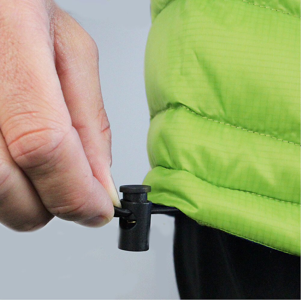 Vertical Down Jacket Evo Gummizug